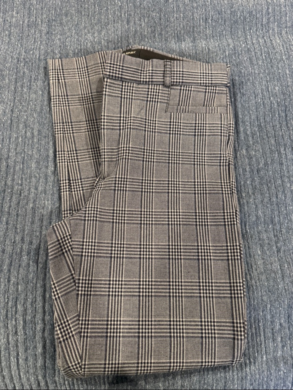 Banana Republic High-Rise Sloan Women’s Plaid Dress Pants